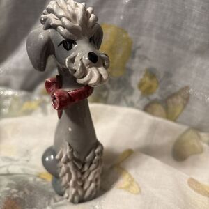 Vintage MCM Italian‎ Spaghetti Poodle Stamped Italy  Dated 4-5-62